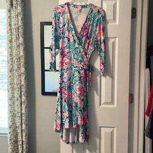 Beautiful wrap, Lilly Pulitzer dress XL